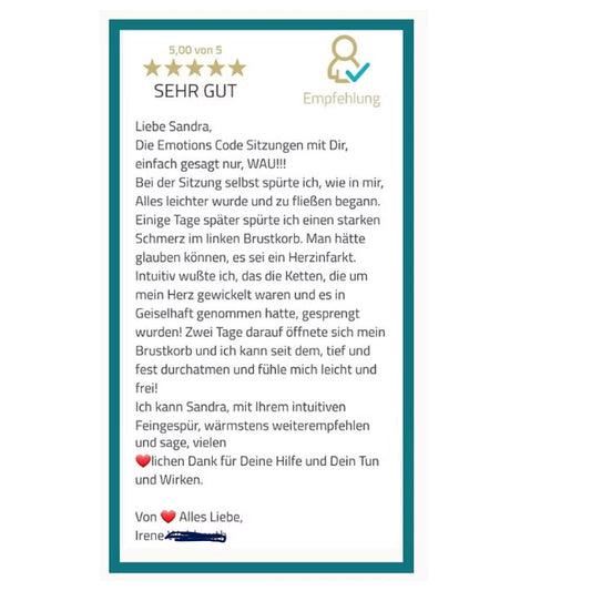 Emotionscode Bewertungen 3