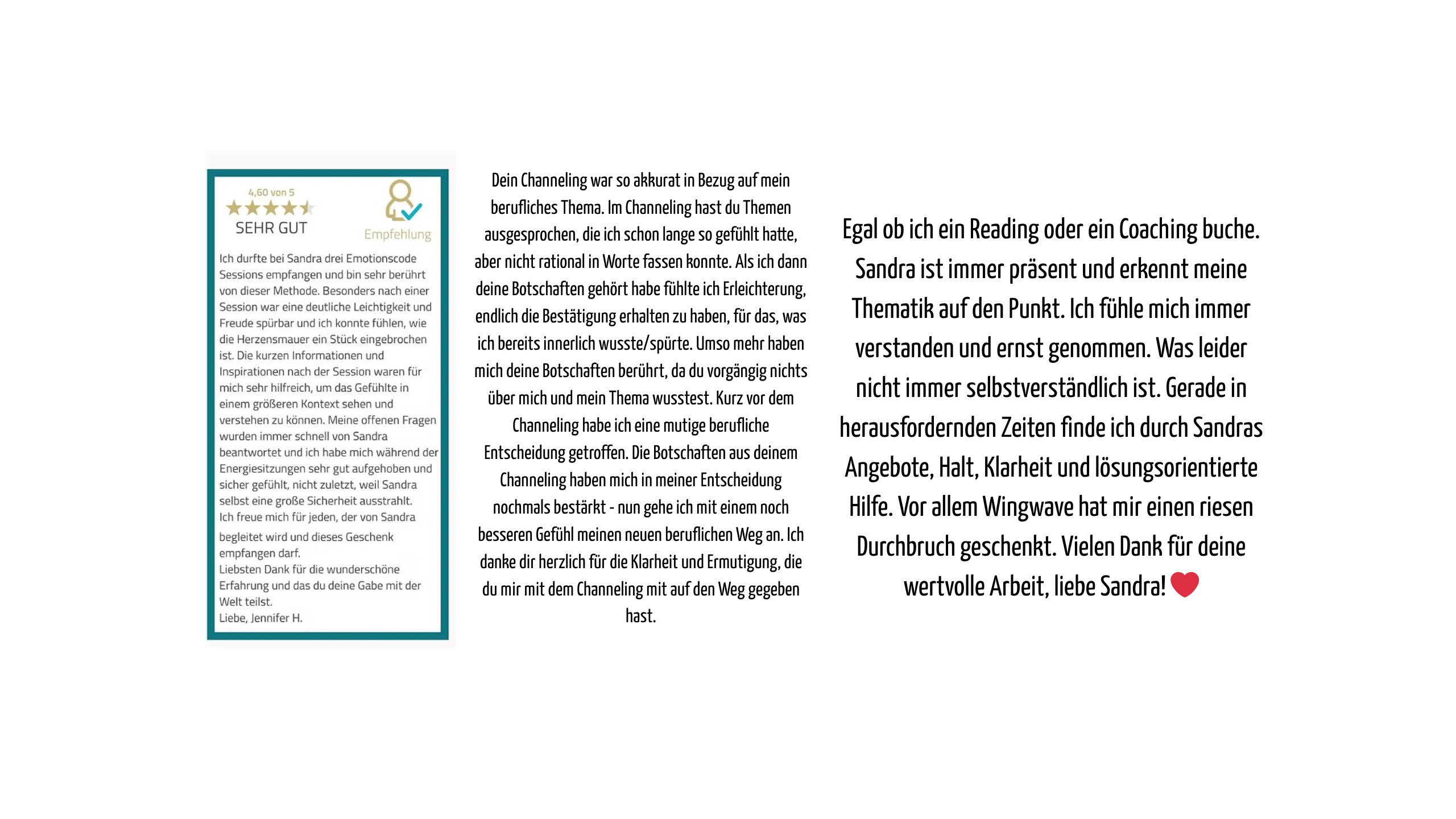 Coaching Bewertungen für Sandra Spindler